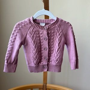 Jamie Kay pink-purple sweater, 3-6months
